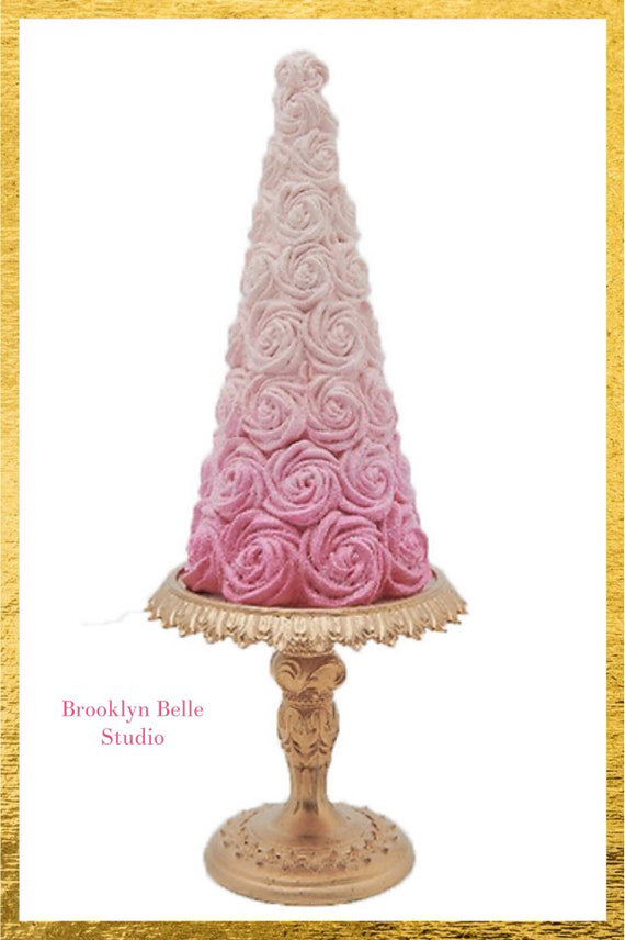 12.5 Pink Rosette Cake Tree