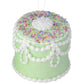 5 Inch Pastel Blue Candy Decorated Cake