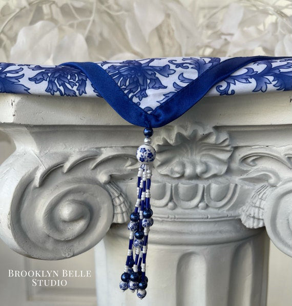 Blue Chinoiserie Table Runner