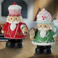 Set Of 2 Plump Nutcrackers with Ice Cream and Cupcake Hats