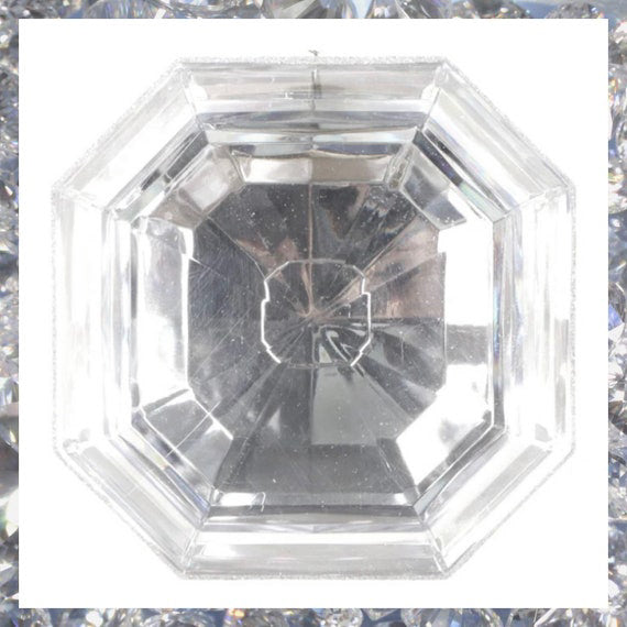 6" Crystal Clear Diamond Ornament