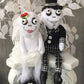 Bride And Groom Skeleton Dolls