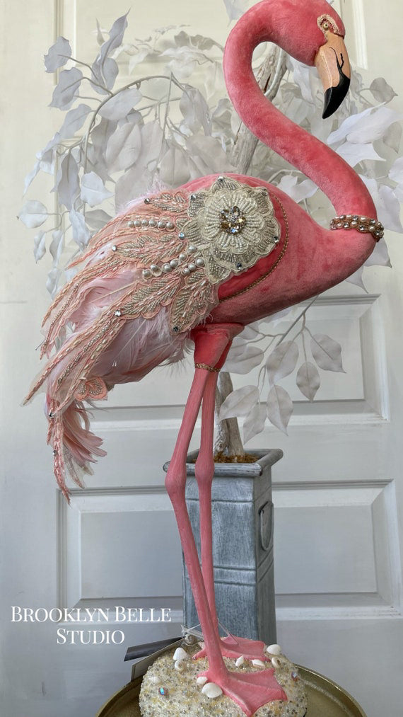 Katherines Collection Luxury Coastal Flamingo Decor