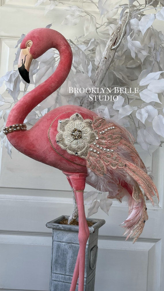 Katherines Collection Luxury Coastal Flamingo Decor