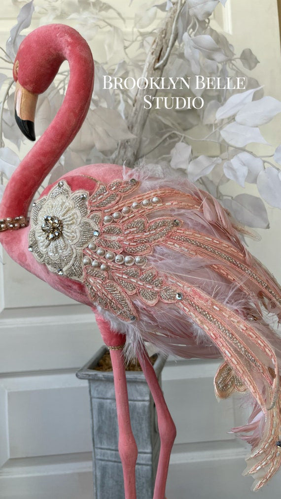 Katherines Collection Luxury Coastal Flamingo Decor