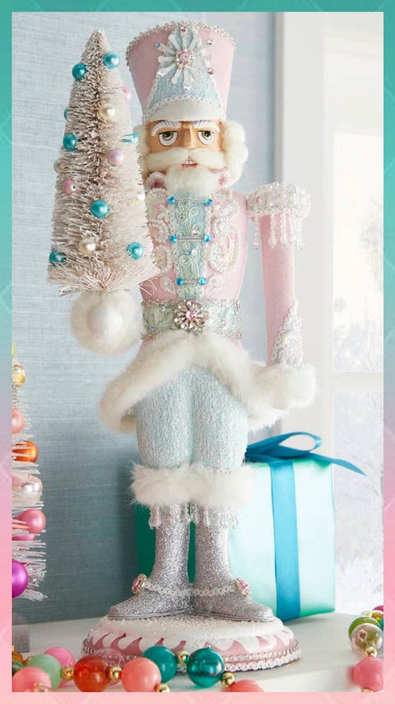 Katherine's Collection Frost and Tenderness, Admiral Jackson Frost Nutcracker Christmas Decor