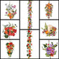Artificial Poppy & Gypso Garland   Spring and Summer Artificial Floral Garland