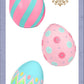 Black Easter Bunny with White Polka Dots Decor