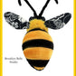 Bumble Bee With Black And White Wings