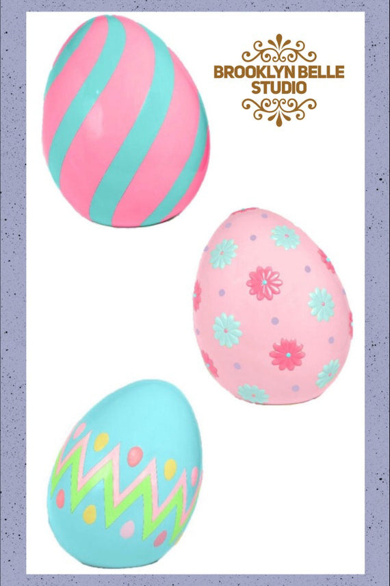 27" Jumbo Easter Egg Decor