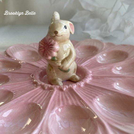 Bunny Easter Egg Platter