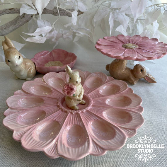 Bunny Easter Egg Platter