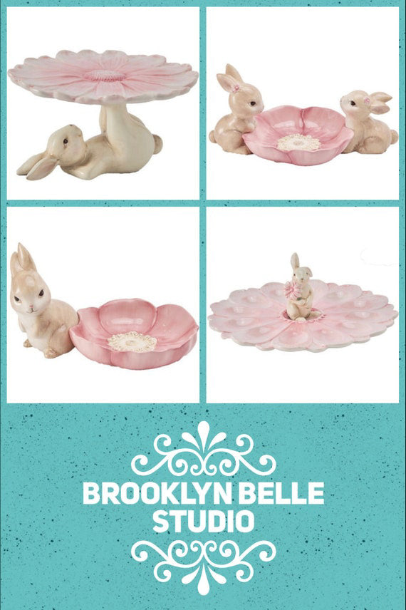 Bunny Easter Egg Platter