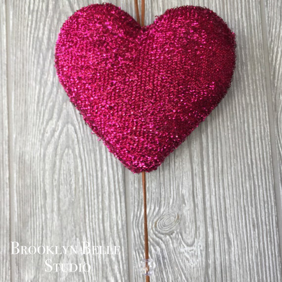 Pink And Berry Heart Garland