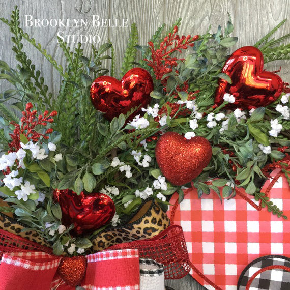Valentine's Day Heart Wreath
