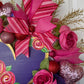 Valentines Day Purple and Pink Wreath