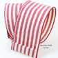 Red And White Wired Ribbon