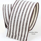 Black And White Country Stripe Ribbon