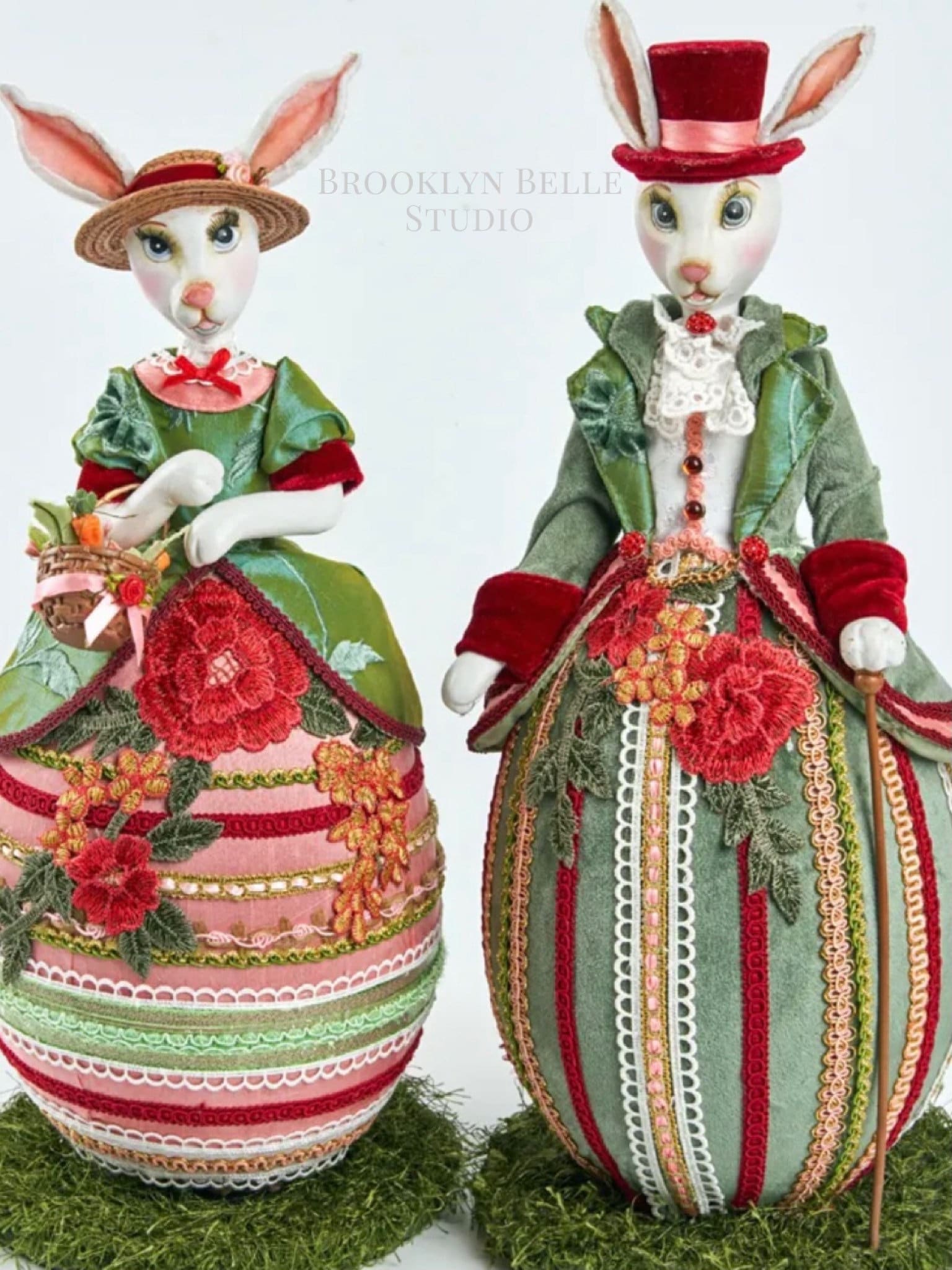 Katherine's Collection Rabbit Henrietta and Henry Hare decor – Brooklyn ...