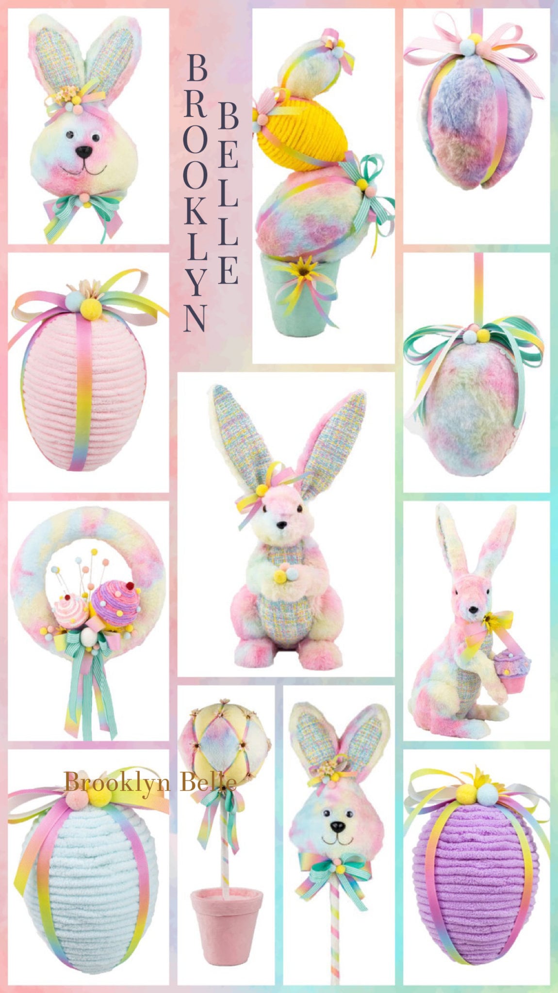 Pastel bunny with cupcake newest