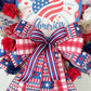 God Bless America Wreath • Independence Day Wreath